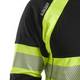 BLÅKLÄDER Highvis pitkähihainen T-paita musta/huomiokeltainen
